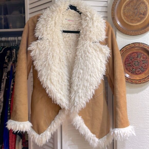 Two by Vince Camuto Faux-Suede + Shearling Penny Lane Jacket - Picture 1 of 4